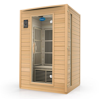 Durasage 2-Person FAR Infrared Sauna | Canadian Hemlock, 1700W