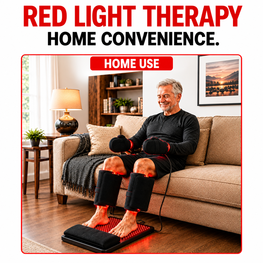 Red Light Therapy Kit for Hands & Feet | 6 Devices, 5,616 LEDs, 660nm + 850nm