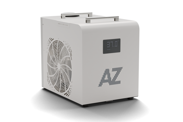Absolute Zero 0.8 horsepower cold plunge water chiller in steel housing
