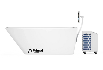 Whiteout Cold Plunge Tub with PrimalOS Smart Touchscreen