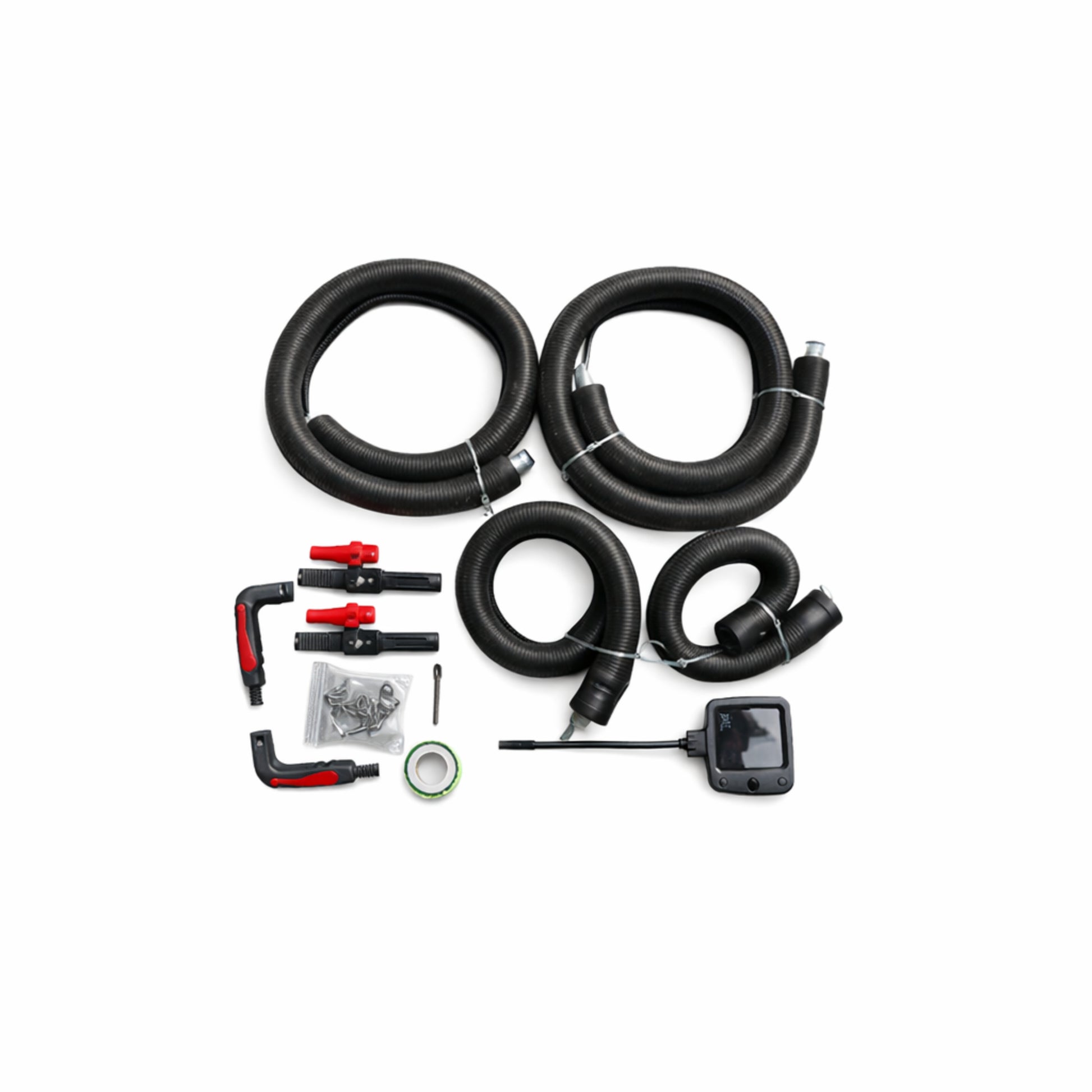 RevX inflatable barrel cold plunge bundle with separate WiFi chiller and X-Flow filtration