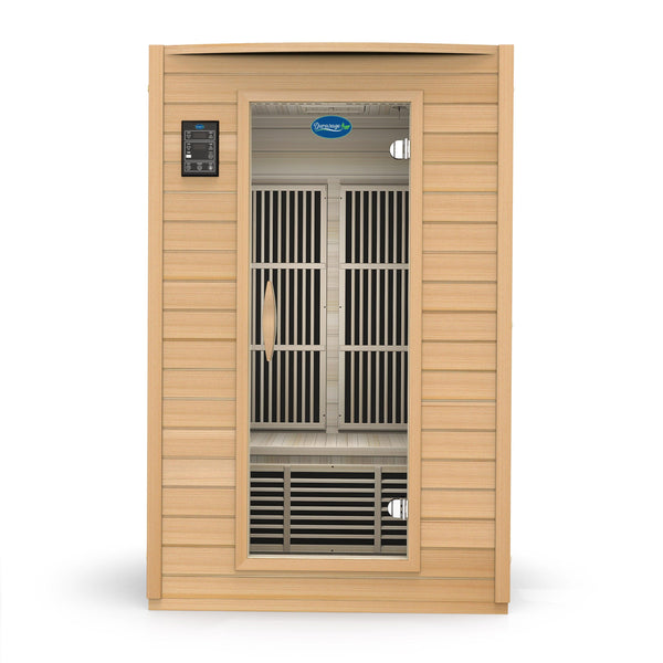 Durasage 2-Person FAR Infrared Sauna | Canadian Hemlock, 1700W
