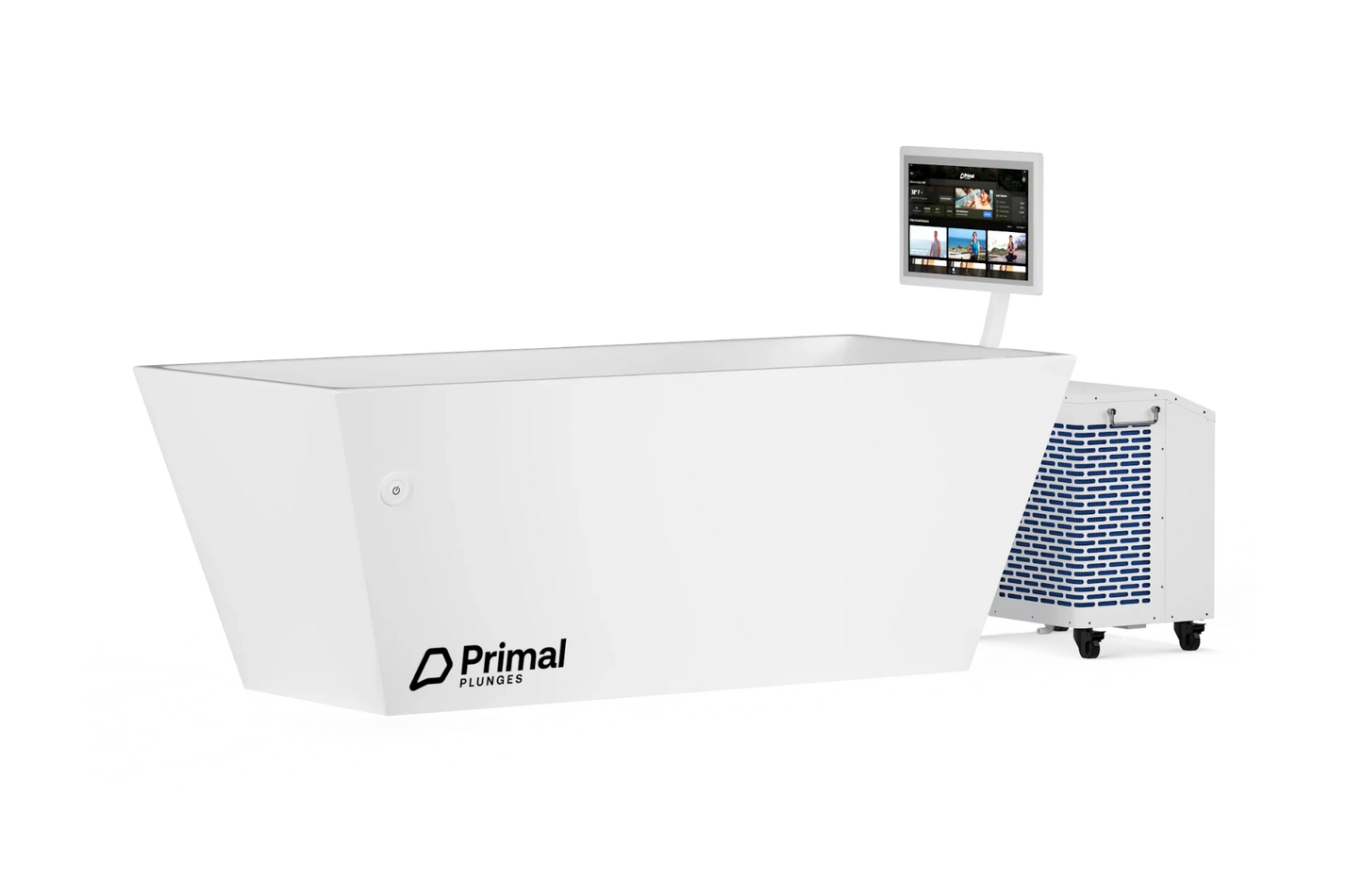 Blizzard Cold Plunge Tub with PrimalOS Smart Touchscreen