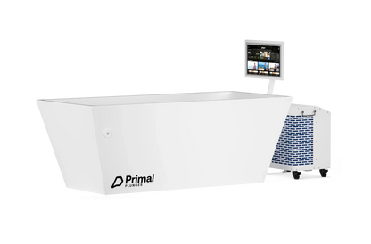 Blizzard Cold Plunge Tub with PrimalOS Smart Touchscreen
