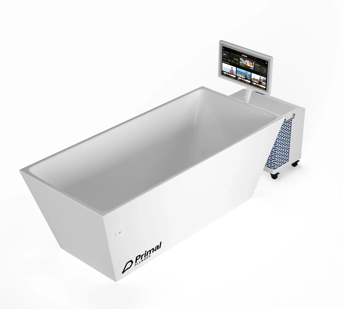 Blizzard Cold Plunge Tub with PrimalOS Smart Touchscreen