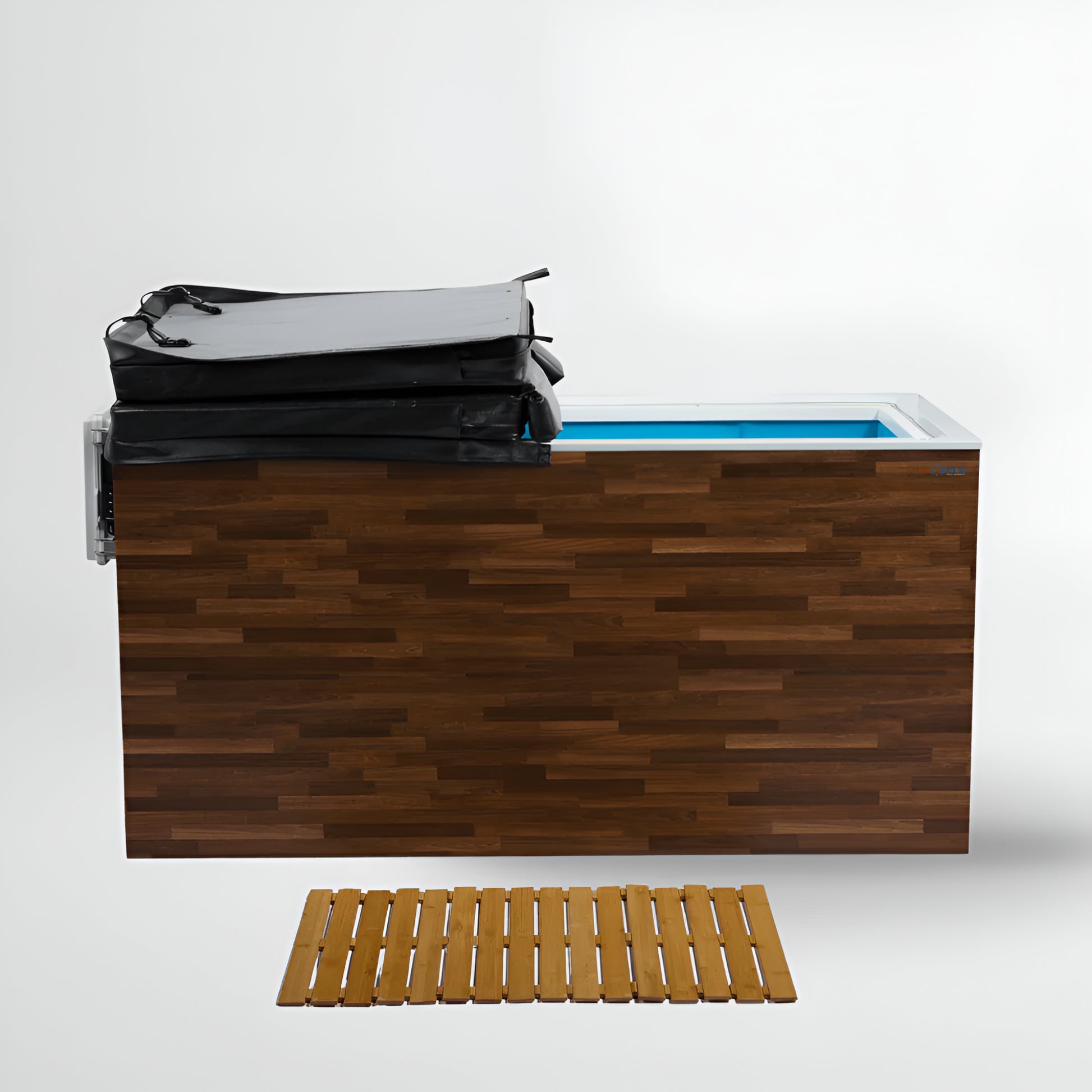 Fire Cold Plunge All-In-One residential cold plunge with hard lid and built-in chiller