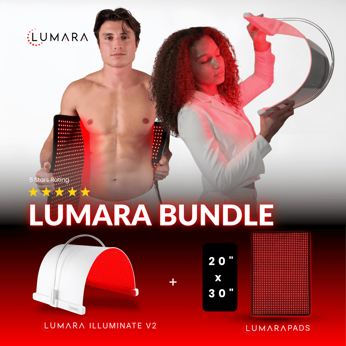 Lumara Illuminate Red V2 – Red Light Therapy Panel