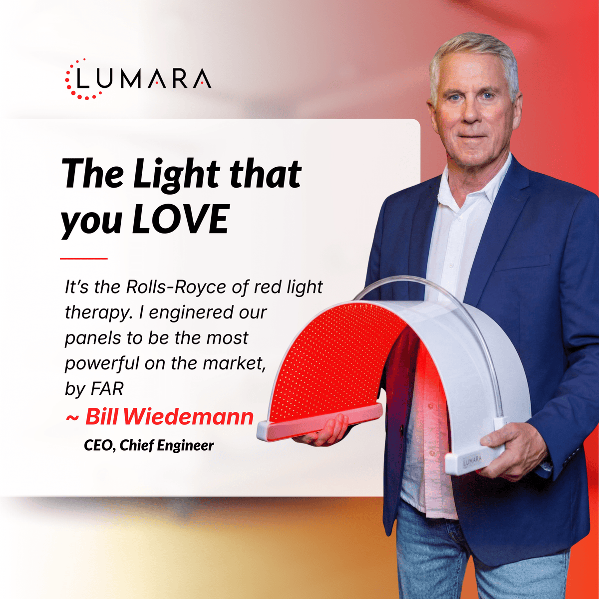 Lumara Illuminate Red V2 – Red Light Therapy Panel