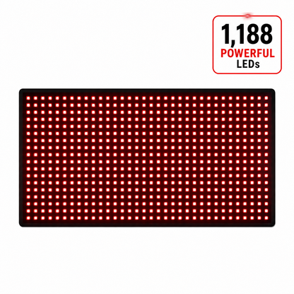 Medium red light therapy pad, 16 by 11 inches
