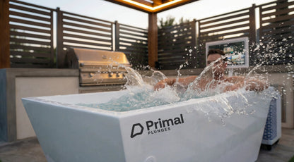 Blizzard Cold Plunge Tub with PrimalOS Smart Touchscreen