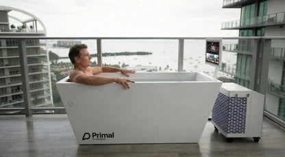 Blizzard Cold Plunge Tub with PrimalOS Smart Touchscreen