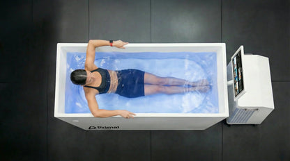 Blizzard Cold Plunge Tub with PrimalOS Smart Touchscreen