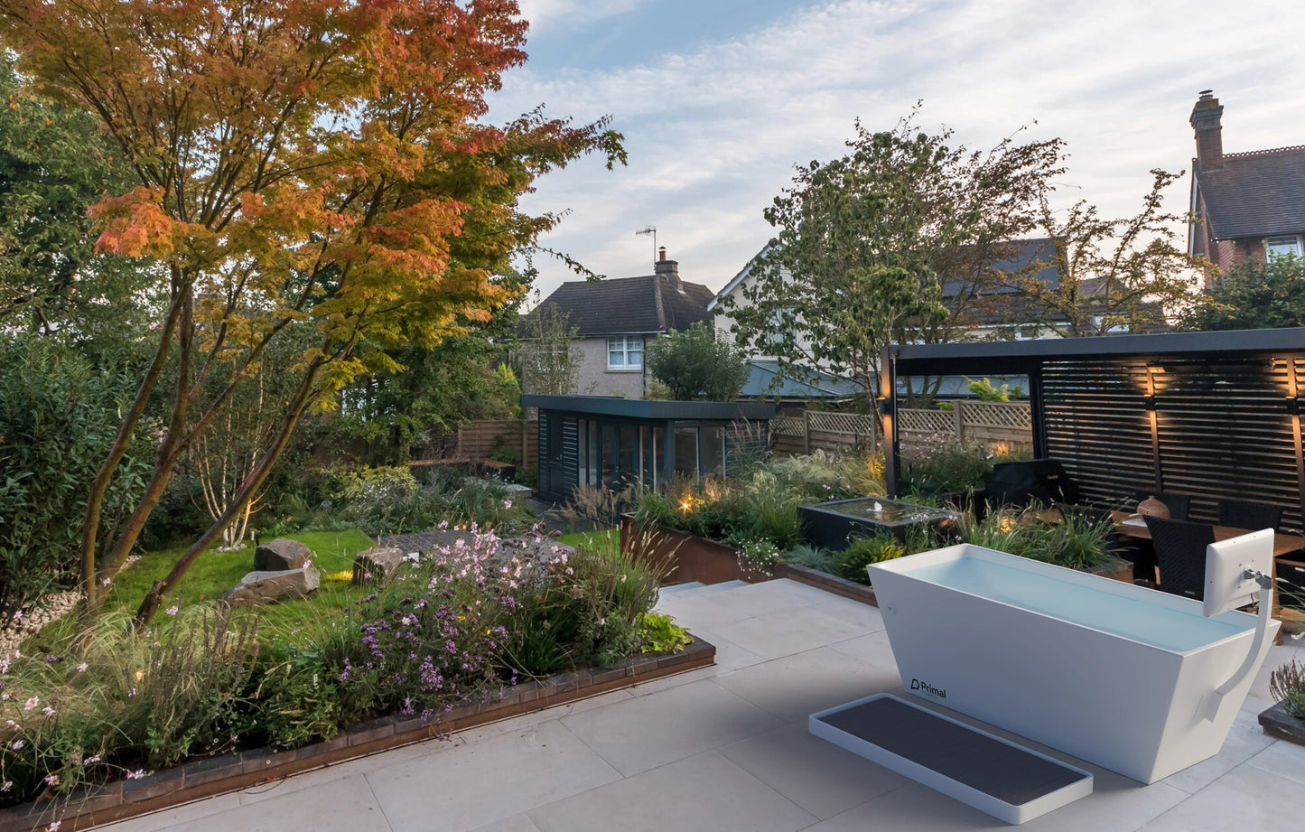 Blizzard Cold Plunge Tub with PrimalOS Smart Touchscreen