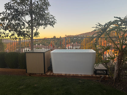 RevX X Tub Cold Plunge + 1.5HP LUX Chiller | 34" Deep, 110V