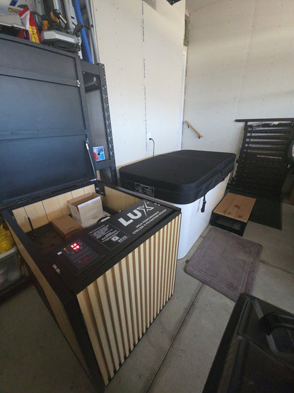 RevX X Tub Cold Plunge + 1.5HP LUX Chiller | 34" Deep, 110V