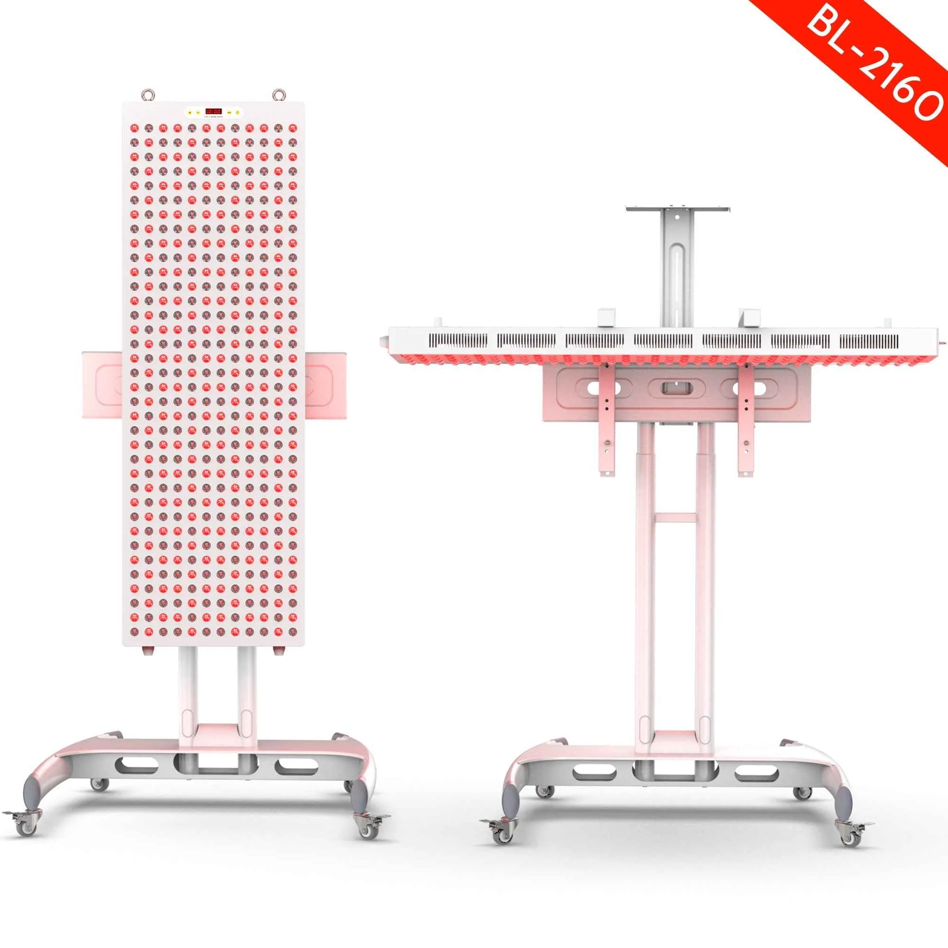Bontanny professional red light therapy panel on adjustable mobile stand