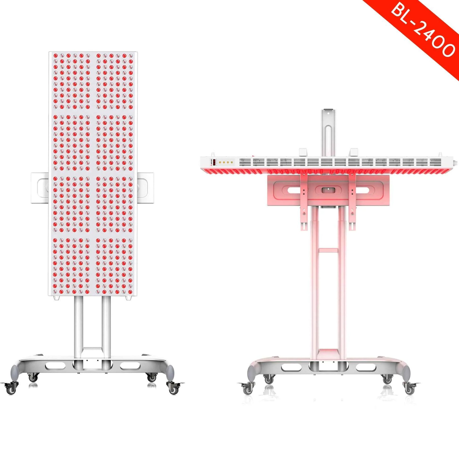 Bontanny professional red light therapy panel on adjustable mobile stand