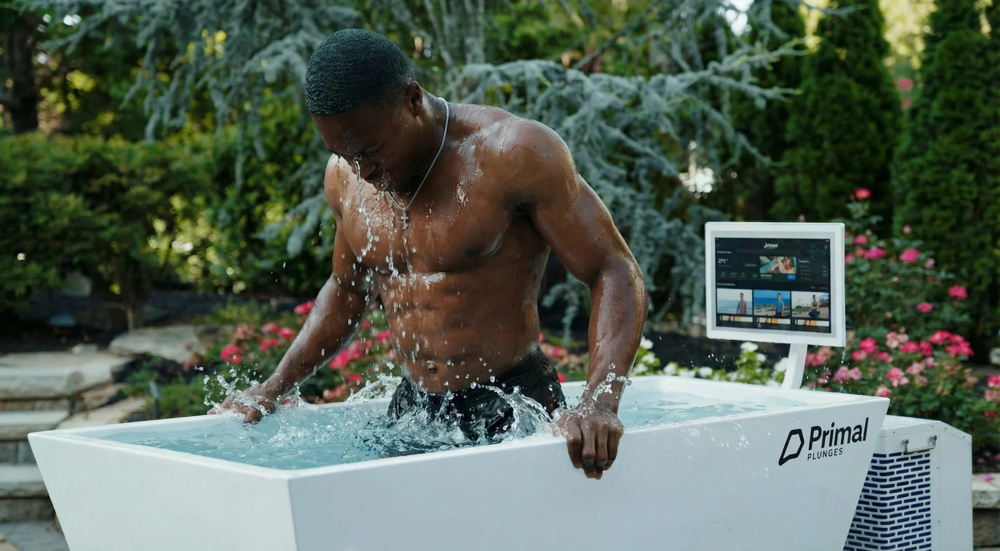 Blizzard Cold Plunge Tub with PrimalOS Smart Touchscreen